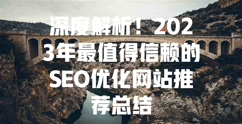 深度解析!2023年最值得信赖的SEO优化网站推荐总结 一