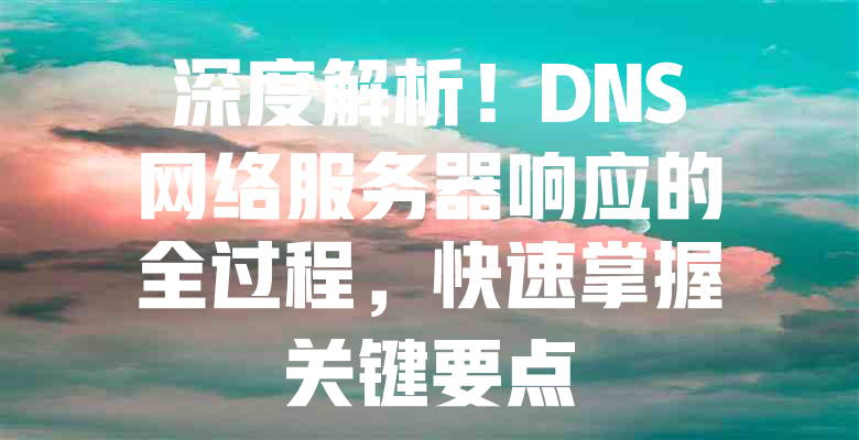 深度解析!DNS网络服务器响应的全过程,快速掌握关键要点 一