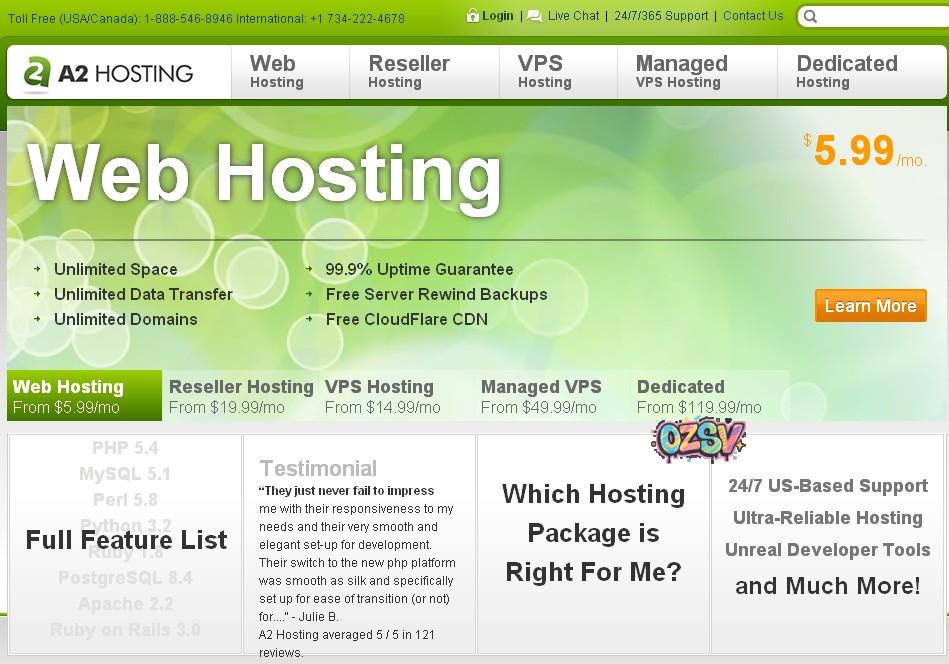 a2hosting a2hosting主机介绍