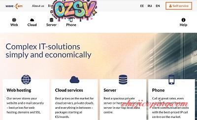WaveCom-爱沙尼亚/月付$5.6特价kvm虚拟VPS（1G内存）-欧站网
