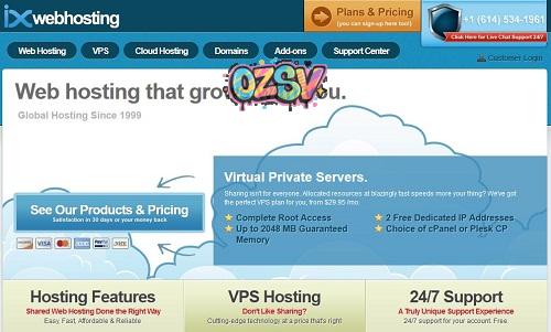 IXwebhosting-1.9美元/无限主机/免费域名/独立IP/Cpanel面板-欧站网