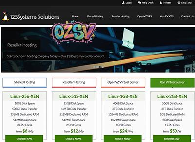 123systems-$15/年/Kvm/512m内存/35g硬盘/1T流量/洛杉矶-欧站网
