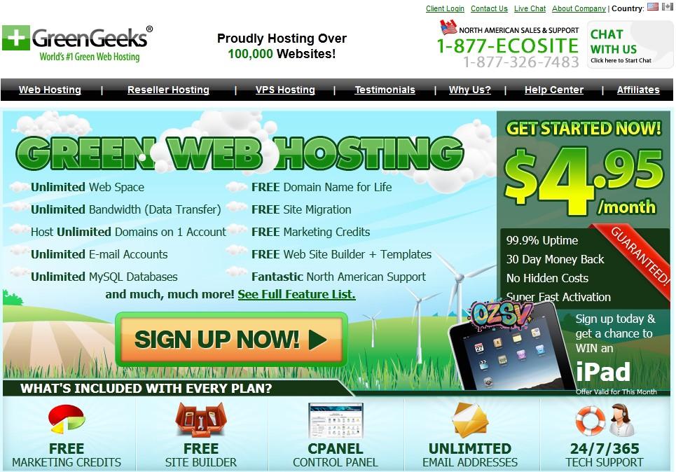 greengeeks GreenGeeks主机介绍