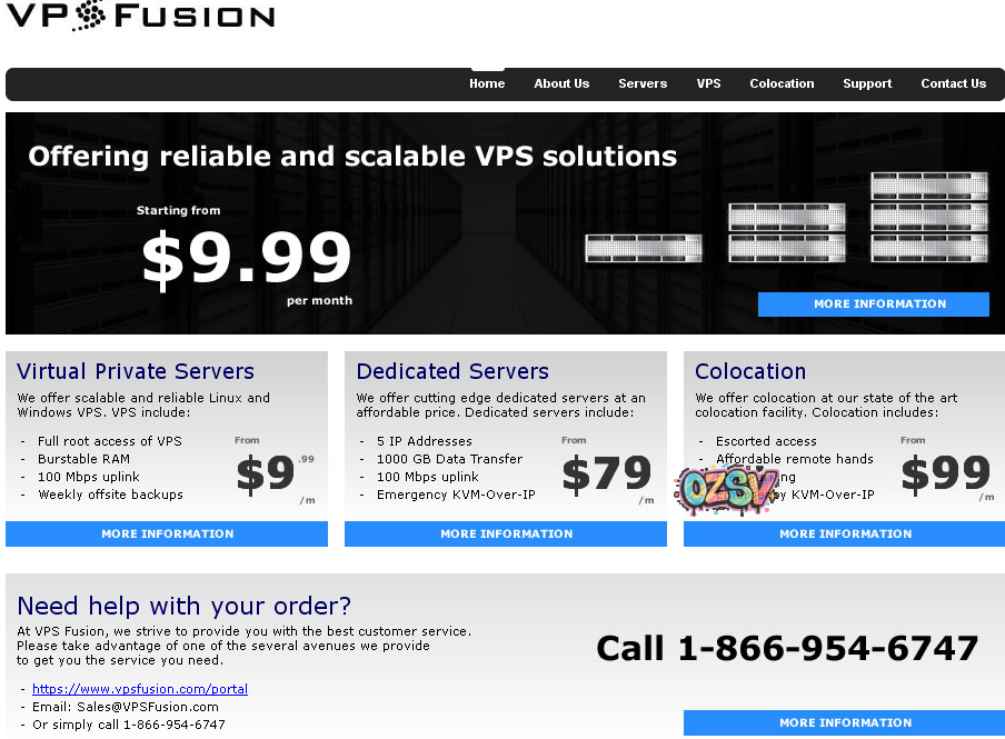 vpsfusion VPSFUSION提供49美元/月服务器/安大略省宾顿市