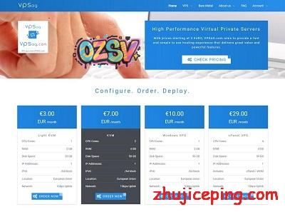 vpsag：€3/月，KVM/2G内存/1核/20gSSD/3T流量，保加利亚1Gbps带宽-欧站网