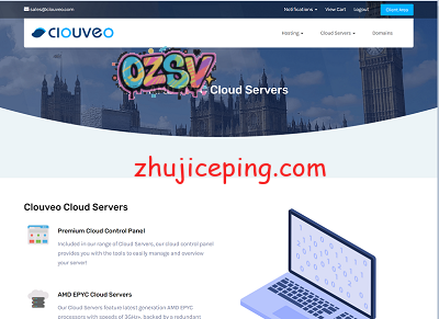 clouveo：$2.1/月起，洛杉矶\阿姆斯特丹，不限流量，支持自定义ISO，自带Windows-欧站网