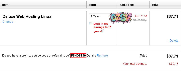 G Godaddy-Deluxe主机3.6折优惠码/支付宝/windows/linux