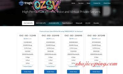 tragicservers – $7.79/季，256M内存KVM虚拟VPS，洛杉矶机房-欧站网