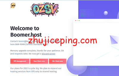boomerhost：达拉斯VPS，$4.95/年，独立IP/4+v6，512M内存/1核/5gSSD/500g流量/500M带宽-欧站网