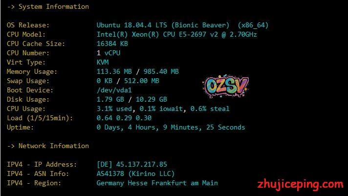 akkocloud：德国cn2 gia VPS（1Gbps带宽）简单测评，晚高峰也不炸，可解锁奈非-欧站网