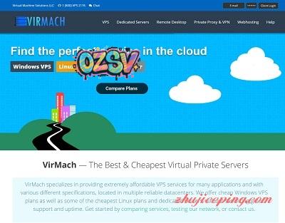 virmach：$25.8/年，KVM/4g内存/3核/40gSSD/2T，可以Windows-欧站网
