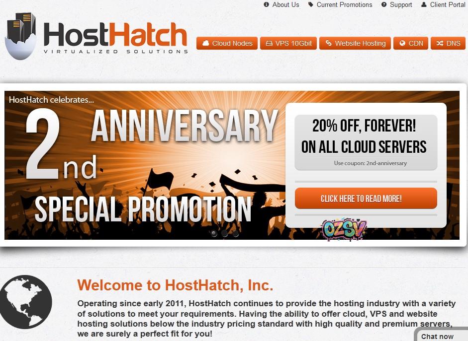 推荐:hosthatch-15.6$年/128m内存/7gSSD/G口-欧站网