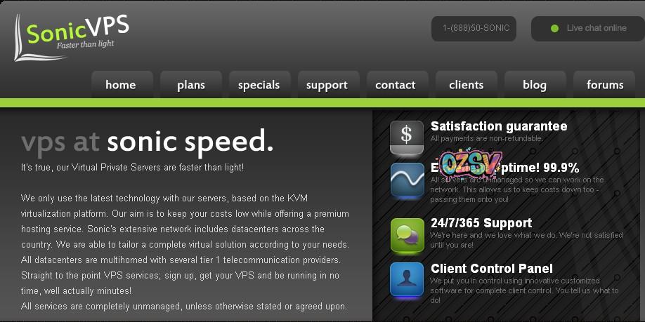 Sonicvps Sonicvps美国西岸低价KVM