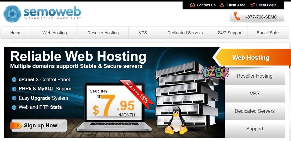 semoweb semoweb-5.99美元/月-2g内存/2.5g vswap/100g硬盘- QuadraNet数据中心
