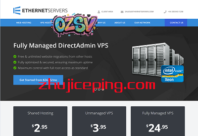 ethernetservers：便宜美国vps，$24.95/年，3G内存/1核/100gSSD/3T流量/2个IPv4/20G防御，洛杉矶/新泽西-欧站网