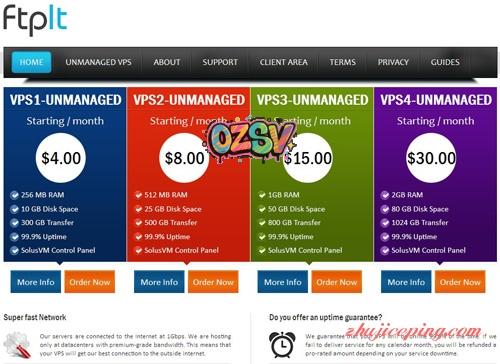 #低调VPS商家# ftpit-$35年付/VPS/3g内存/50g硬盘/2T流量/洛杉矶-欧站网