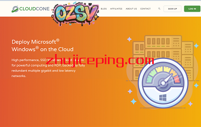 cloudcone：美国Windows云服务器(洛杉矶)，$17.49/月，4G内存/3核/60gSSD/3T流量/1Gbps带宽-欧站网