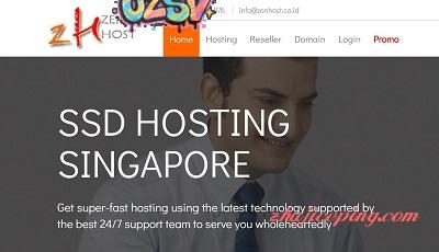 zenhost，新加坡DDoS高防保护VPS，KVM虚拟，512M内存低至3.6美元-欧站网