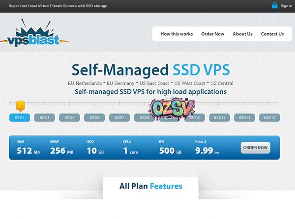 VPSBlast[搬瓦工]-$6.99/512m内存/256mvswap/10gSSD/500g流量/6数据中心-欧站网