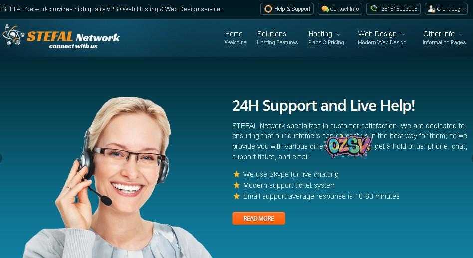 stefal stefal跳楼价VPS:1G内存/100G硬盘/G口/年付10刀