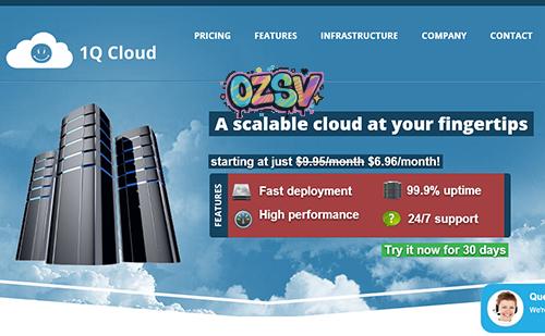 1qcloud-$7/xen/onapp/1g内存/30gSSD/100M不限量-欧站网