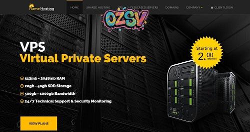 flamehosting-$2/kvm/256m内存/50g硬盘/5T流量/洛杉矶-欧站网
