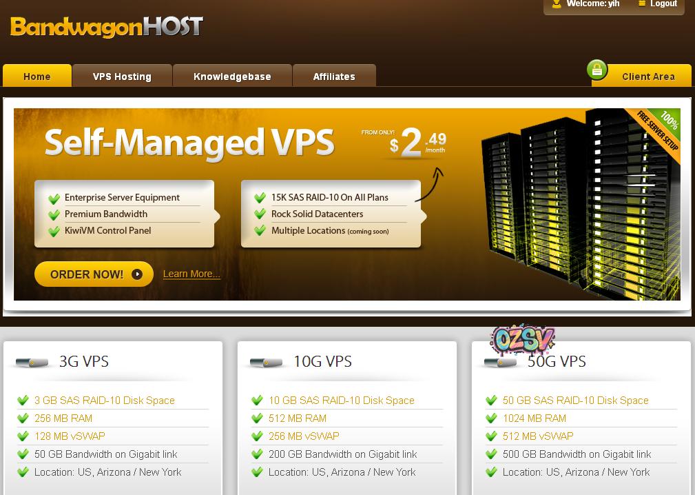 bandwagonhost-4G内存款VPS简单测评-欧站网