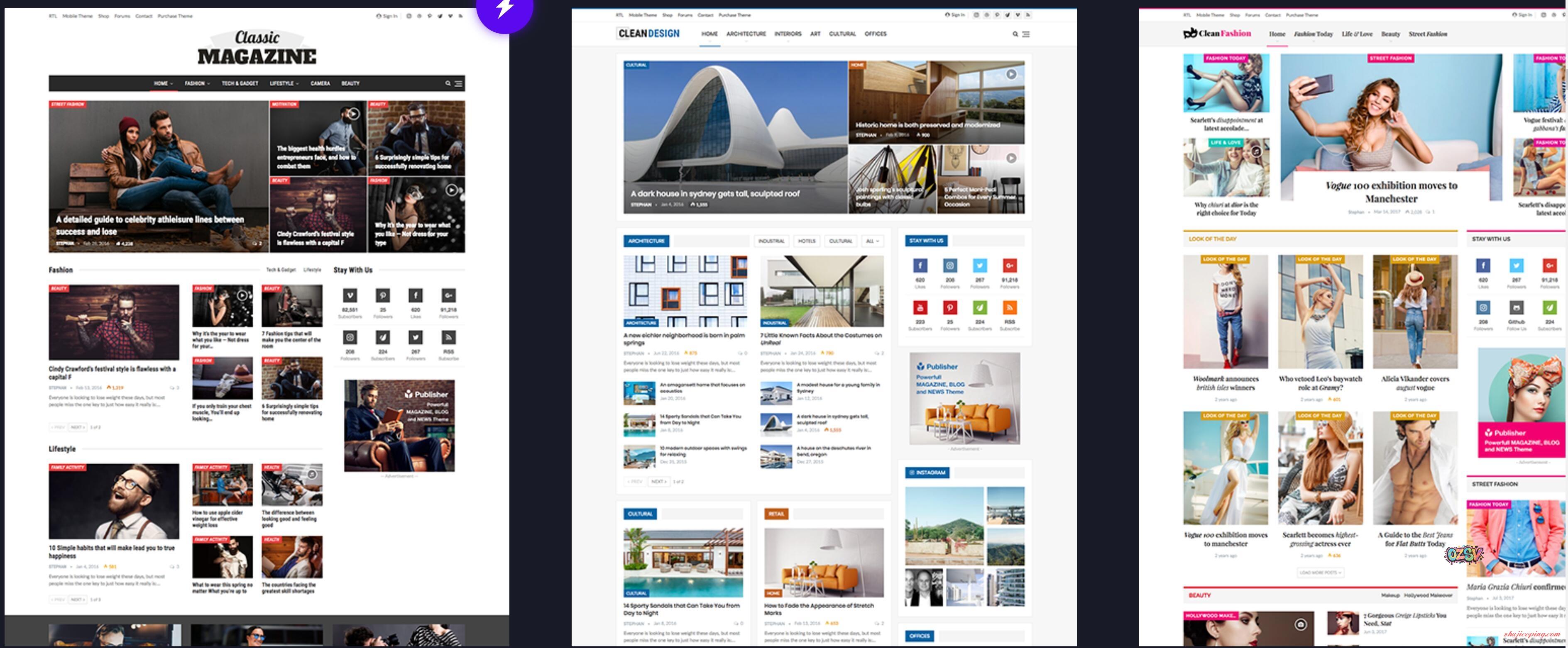 themeforest -wordpress收费主题5折促销推荐，低至14美元-欧站网