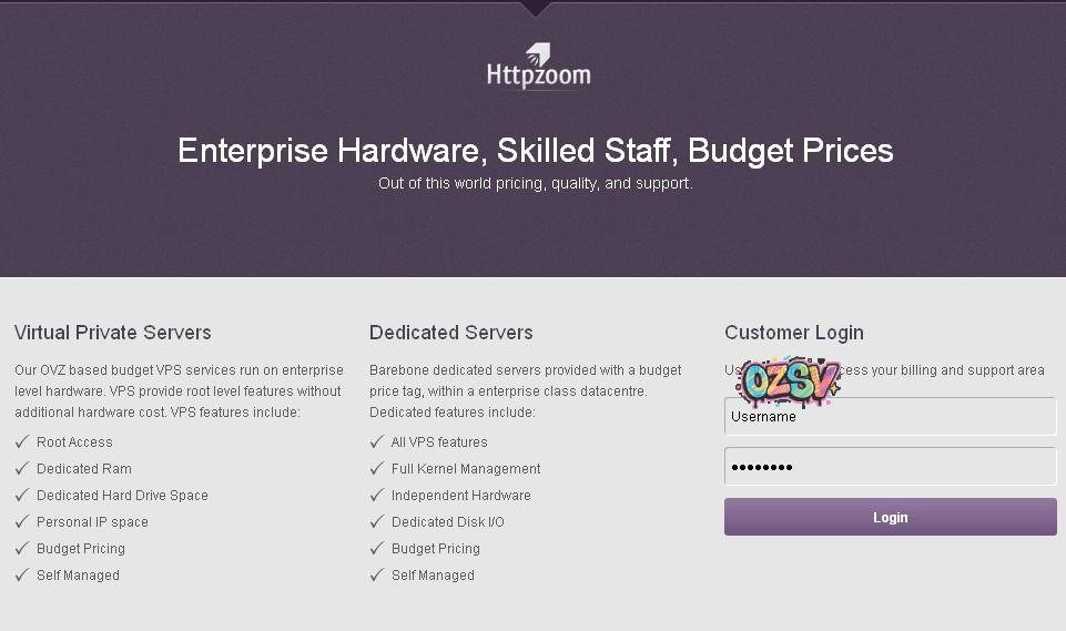 httpzoom httpzoom-1g内存/2vswap/25g硬盘/300g流量/亚利桑那/月付3.5美元