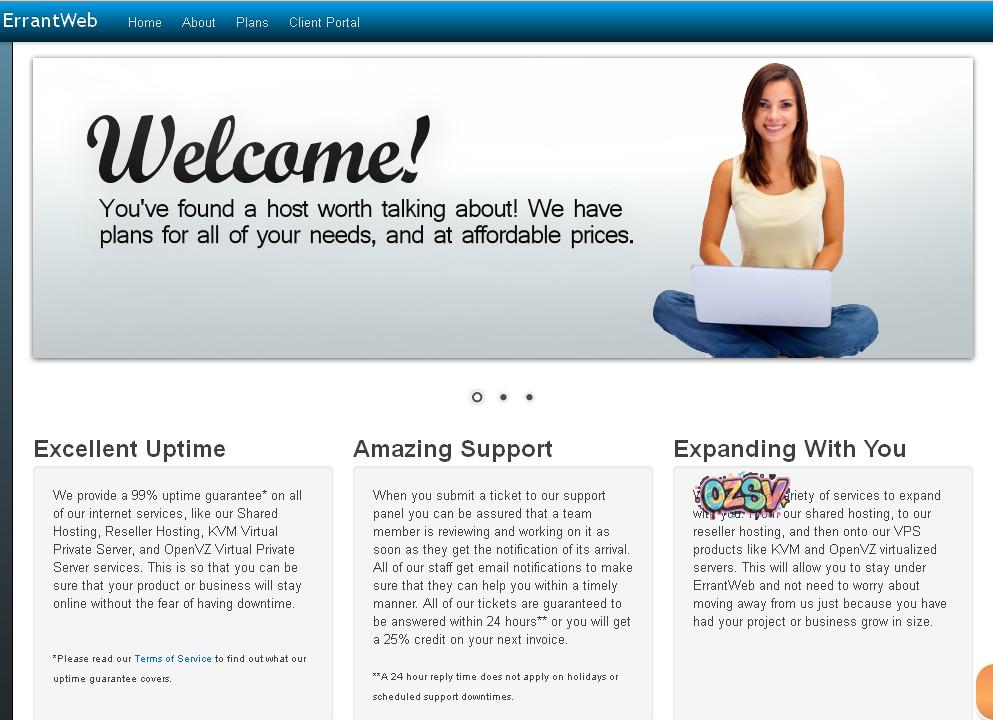 errantweb errantweb 1g/kvm/7美元/月,1g/openvz/6美元/月