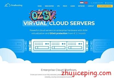 finalhosting：€2/月，荷兰VPS，1G内存/30gSSD/不限流量，自定义任意ISO，免费超高防-欧站网
