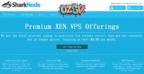 sharknode-$4.99/Xen/512M内存/25G硬盘/500G流量/达拉斯-欧站网