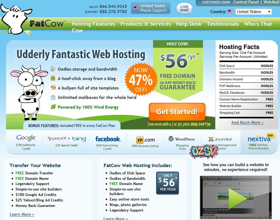 fatcow FatCow主机介绍