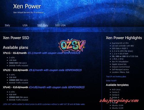 介绍(推荐):XenPower-高性价比/高配置/Xen Vps-欧站网