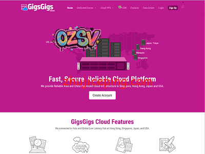 gigsgigscloud：日本 cn2 gia VPS特别款，$22/月，1G内存/1核/10gSSD/800G流量-欧站网