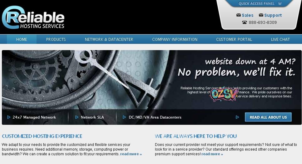 reliablehostingservices reliablehostingservices5美元/月/768M内存/100G硬盘/1T流量