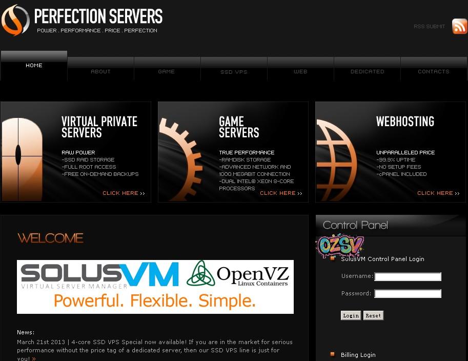 perfectionservers perfectionservers-512m内存/1g突发/10gSSD/9.97美元