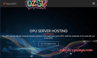 velocihost – 199美元/GPU服务器/高配显卡服务器/双卡交火-欧站网