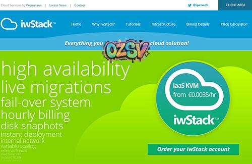降价27%：Iwstack-2.16欧/KVM/CloudStack/512m内存/达拉斯/米兰-欧站网