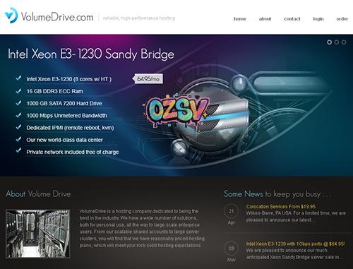 volumedrive-$29.95/X3220/8g内存/500g硬盘/100m不限量/IPMI-欧站网