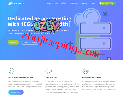 spinservers：美国1Gbps带宽不限流量服务器(圣何塞/达拉斯)，低至$99/月，e3-1280v5/32gDDR4/1T NVMe-欧站网