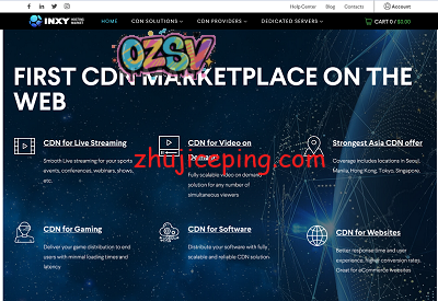 INXY公告：inxy.com更换为inxy.hosting，网站改版，大幅降价VPS、CDN、独立服务器-欧站网