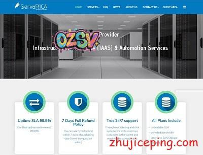 servarica：8T超大硬盘VPS，8G内存，100Mbps不限，仅需$20，加拿大原生IP-欧站网