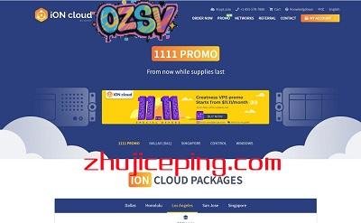 #11.11# IONcloud/krypt：$11.1/月，2G内存/2核/60gSSD/3T/1Gbps带宽，Win/Linux，洛杉矶/圣何塞/新加坡/夏威夷-欧站网