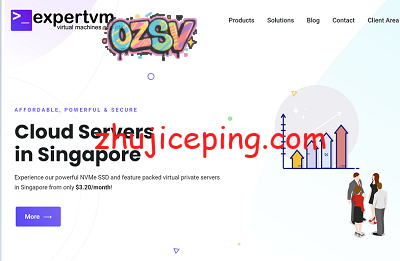 expertvm：新加坡VPS，低至$4/月，1G内存/1核(AMD Ryzen)/20gNVMe/750G流量，1Gbps带宽-欧站网