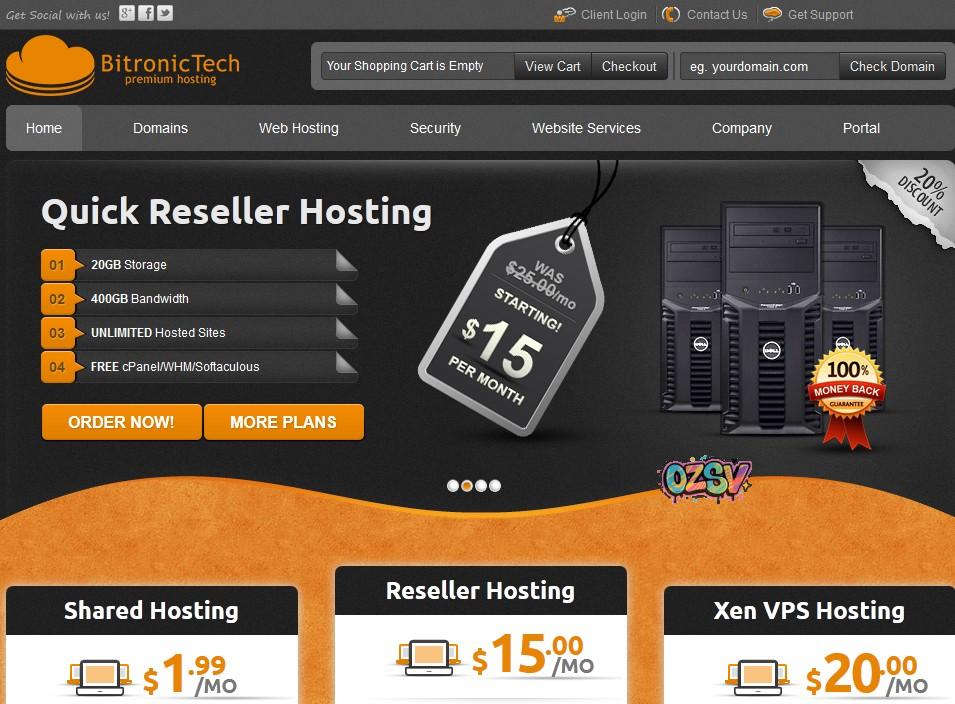 bitronictech bitronictech-512m内存/10gSSD/G口/佛罗里达/5.99美元