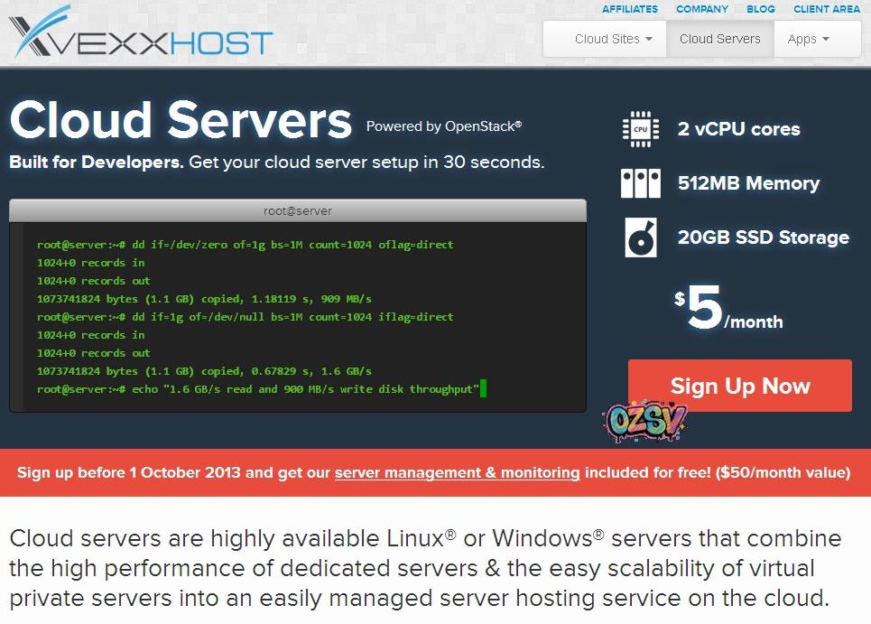 推荐:vexxhost-openstack/$5/2核/512m内存/20gSSD/2T流量/加拿大-欧站网