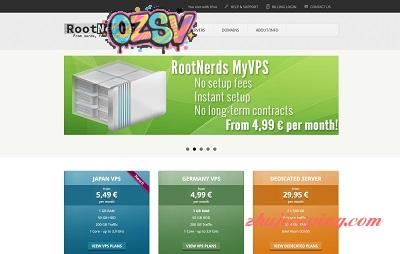 rootnerds：日本直连VPS，€5.49/1g内存/50g硬盘/日本verizon线路-欧站网