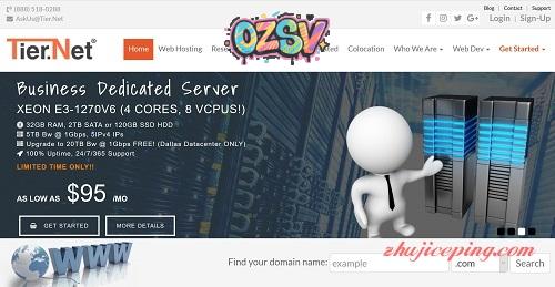 #高配VPS# Tier-$8.99/KVM/4G内存/50gSSD/1T流量/达拉斯-欧站网