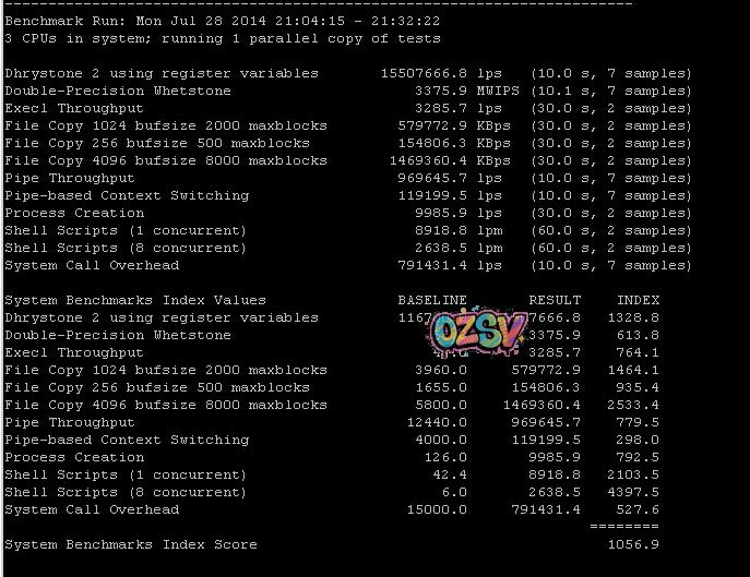 c7 crissic测评/SSD硬盘/512M内存/3核/OVZ
